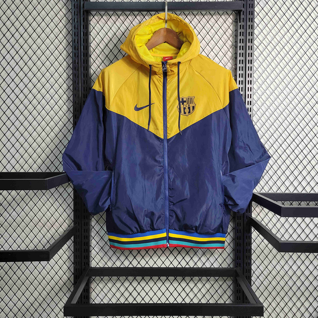 Barcelona 23-24 Red Royal Blue Yellow PlayerWindbreaker